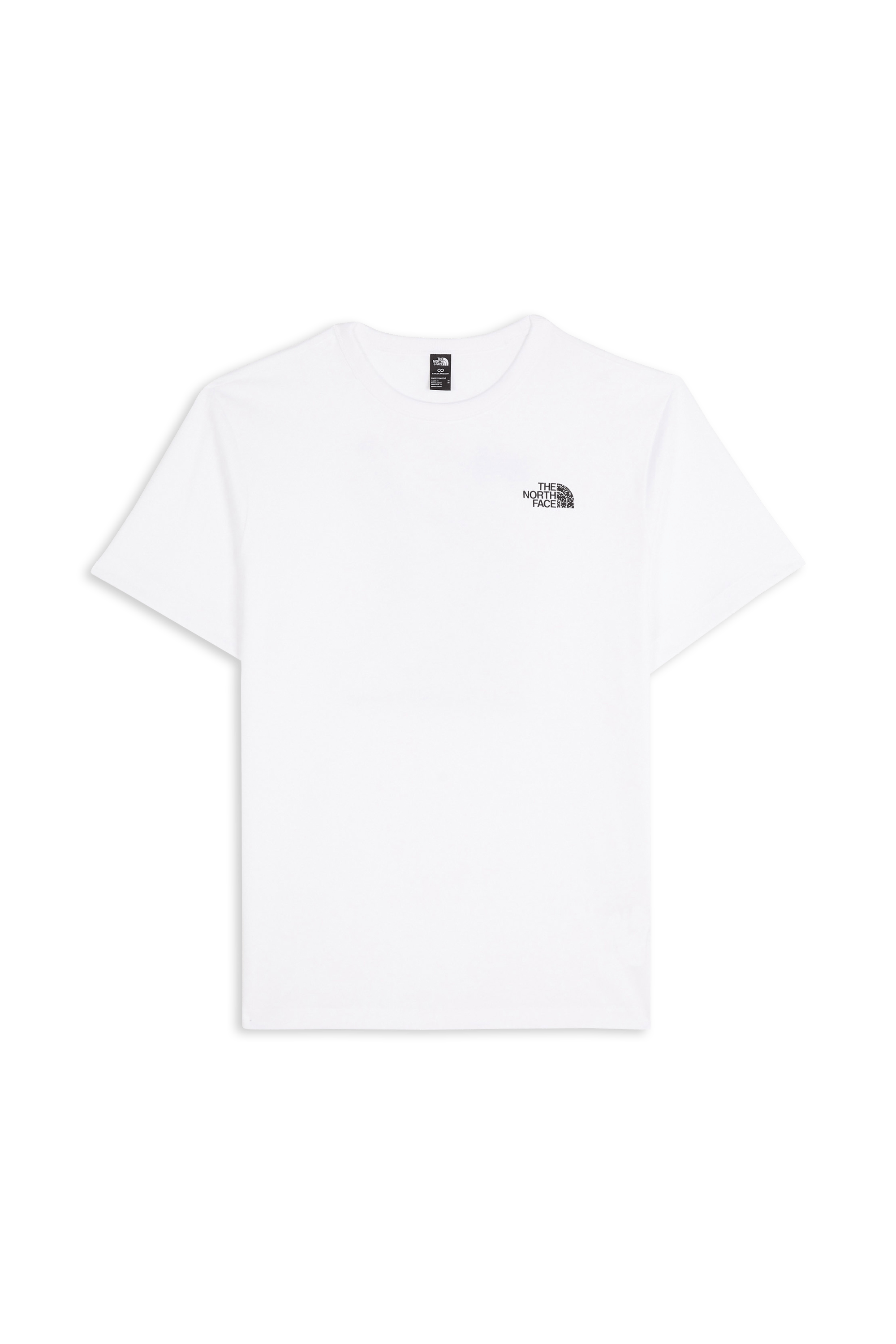 Regular-fit round-neck cotton T-shirt | White THE NORTH FACE Men