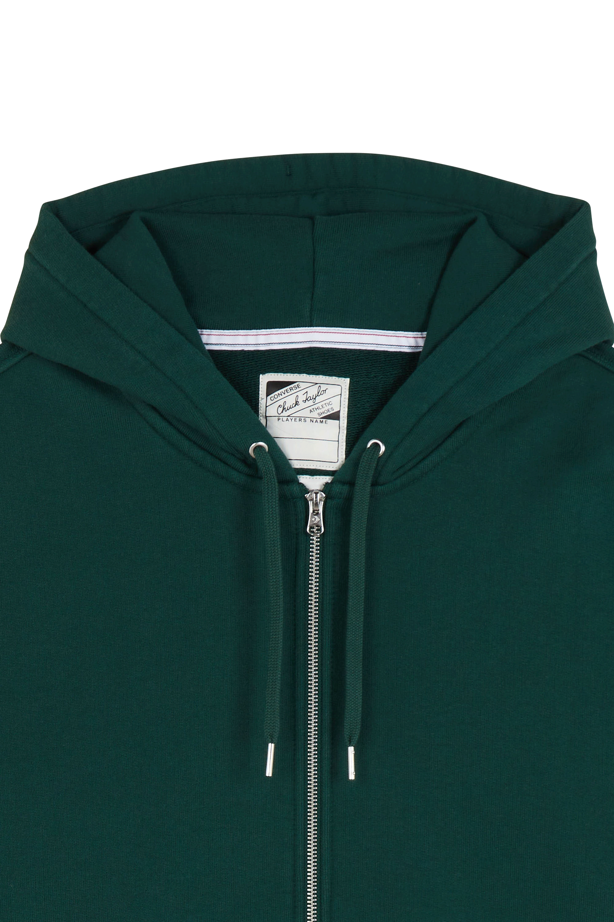 Zippered hoodie Green