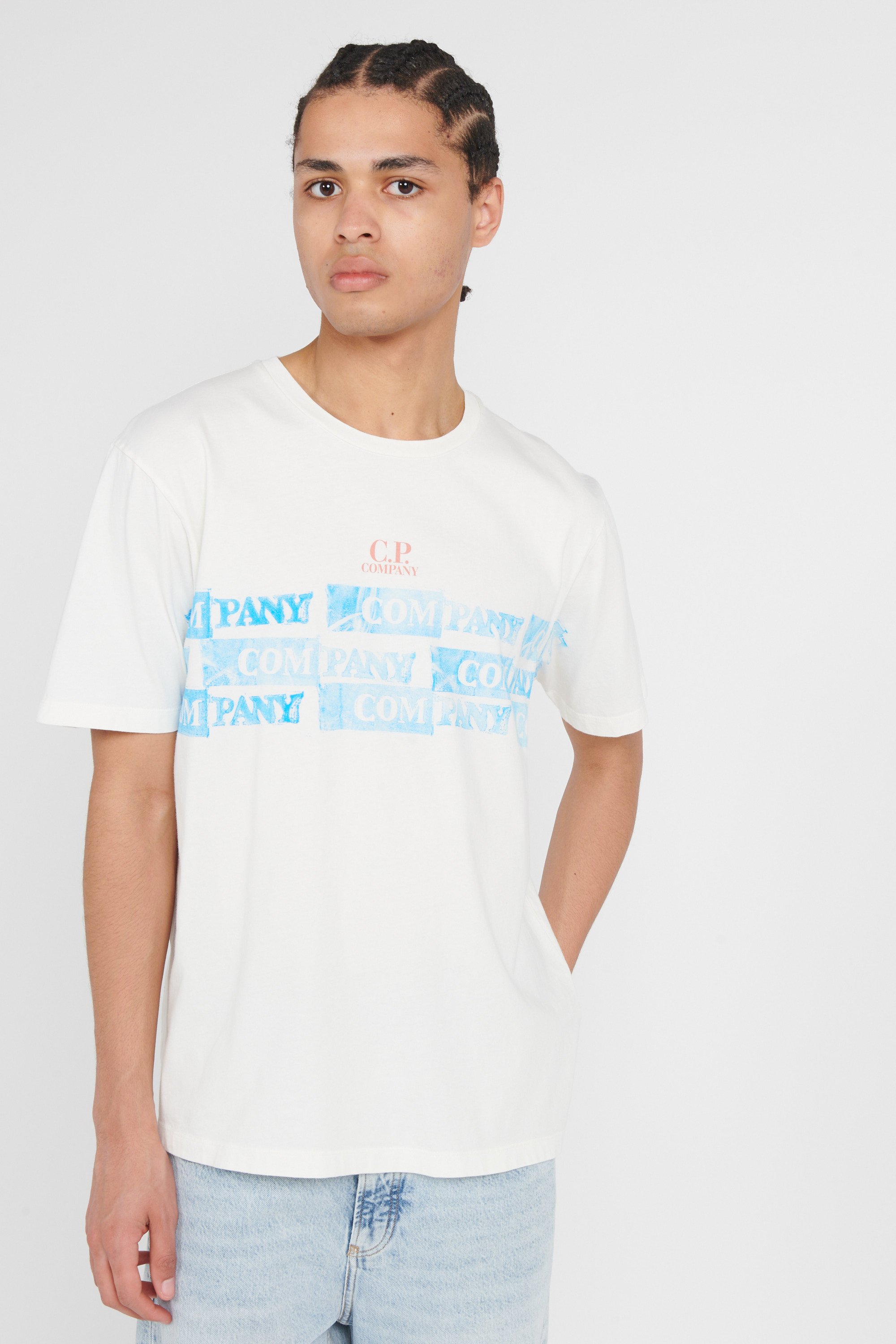 CP COMPANY メンズ 半袖Tシャツ 18CLTS047A 006370W 103 imgrc0164478729.jpg