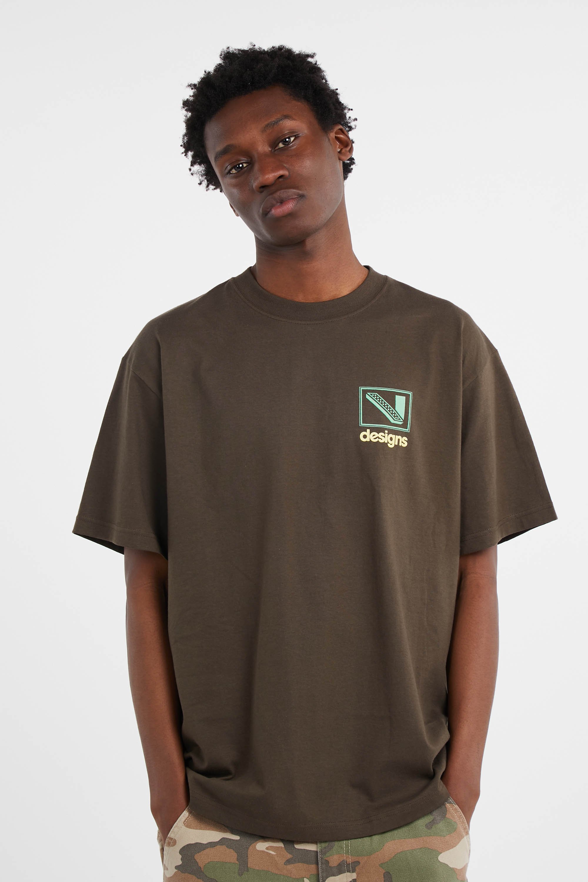 VANS T-shirt Marron