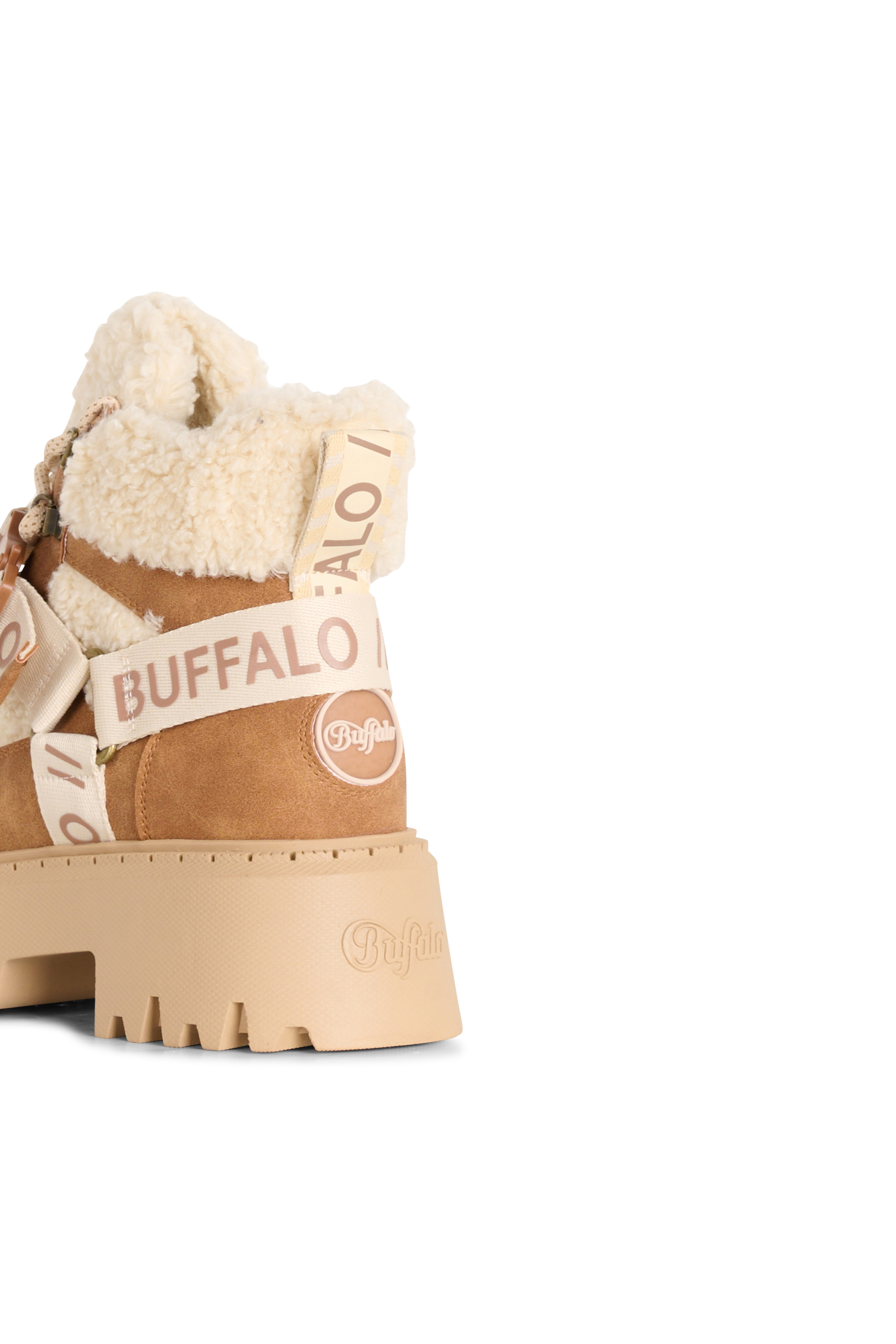 Heeled leather mid-calf boots Brown