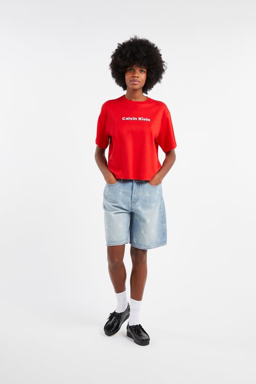 CALVIN KLEIN T-shirt Rouge