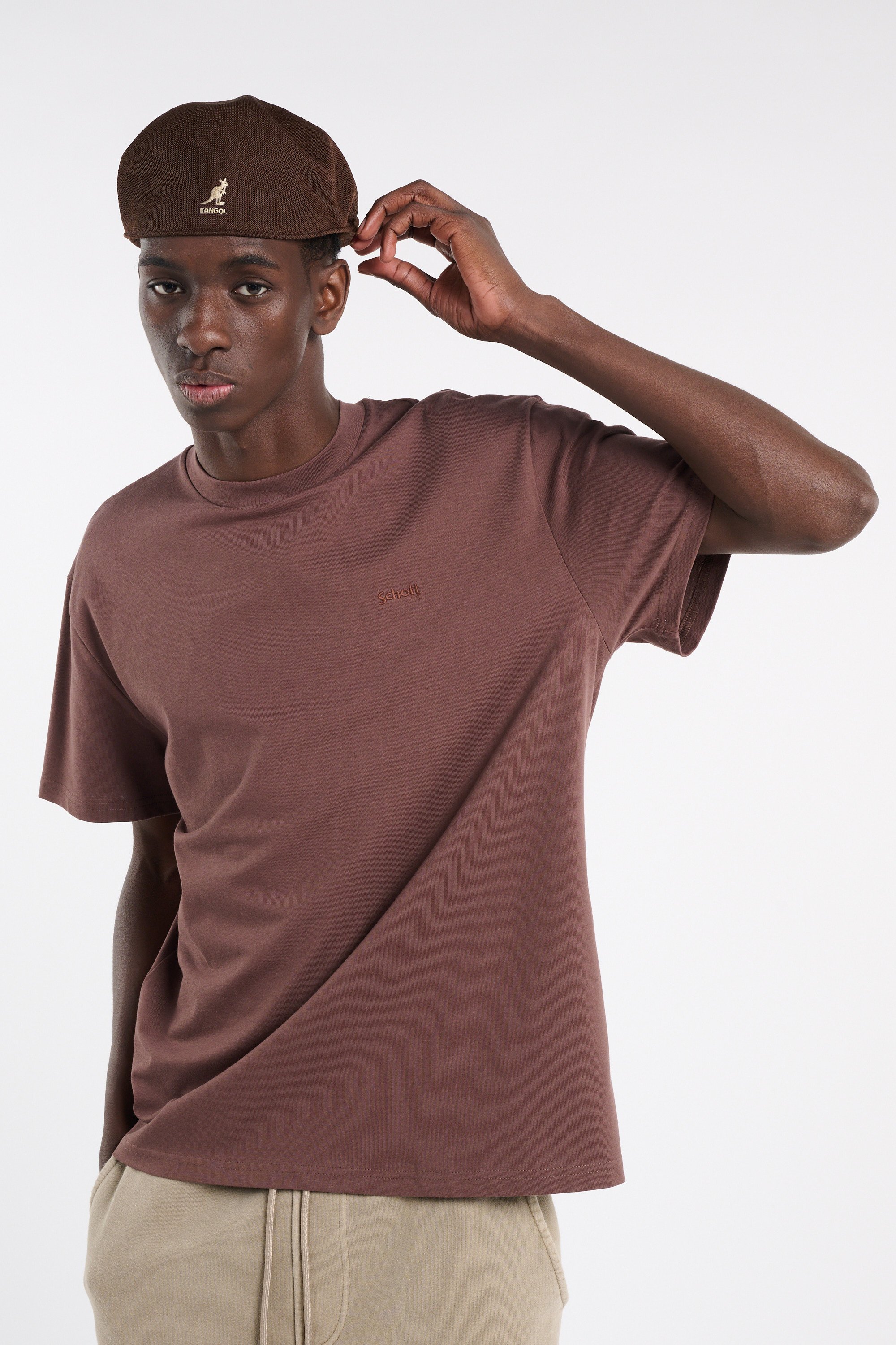 T-shirt | Marron SCHOTT Homme
