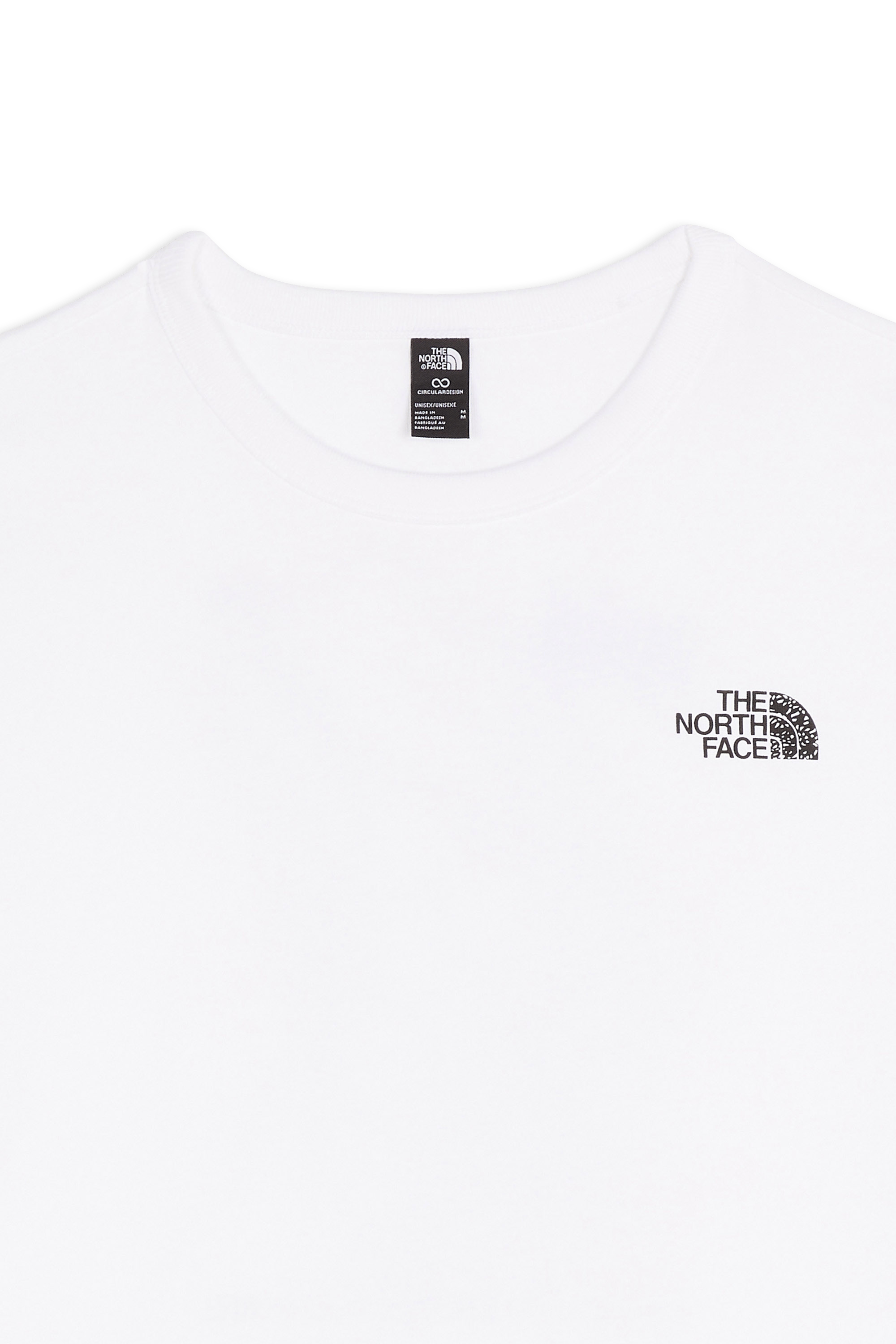 Regular-fit round-neck cotton T-shirt | White THE NORTH FACE Men