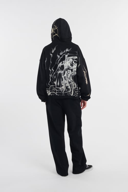WASTED Hoodie Noir