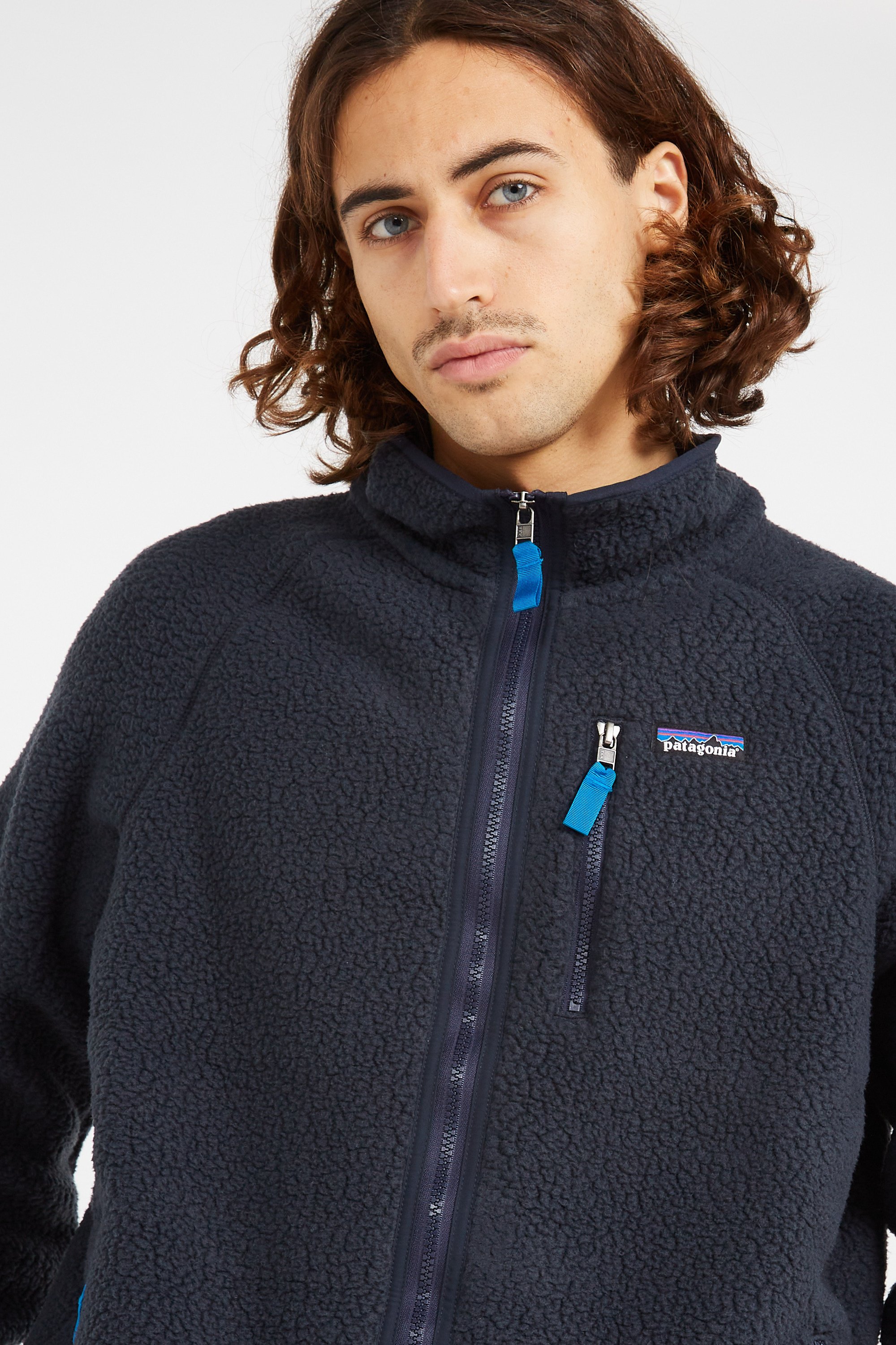 Polaire droit col montant  | Bleu PATAGONIA Homme