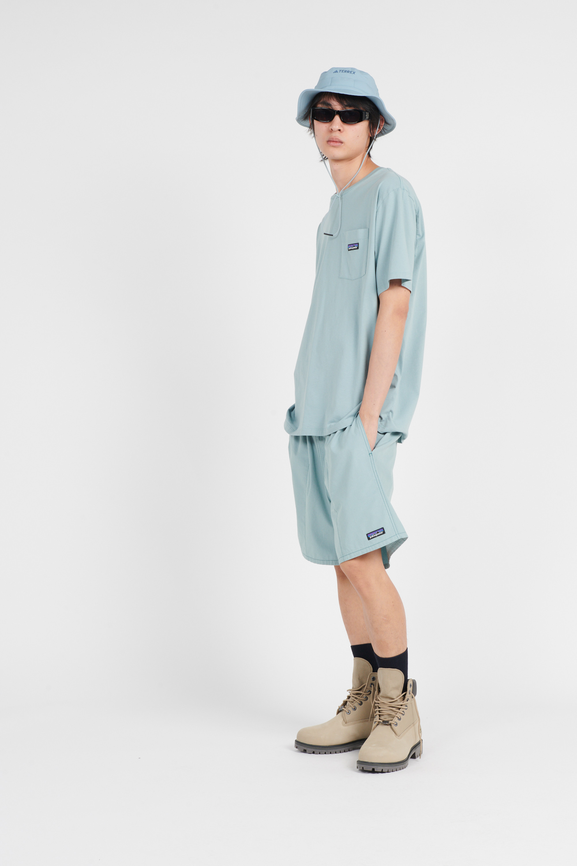 short Bleu
