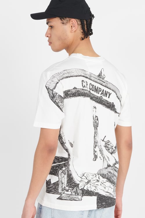 C.P. COMPANY T-shirt Blanc
