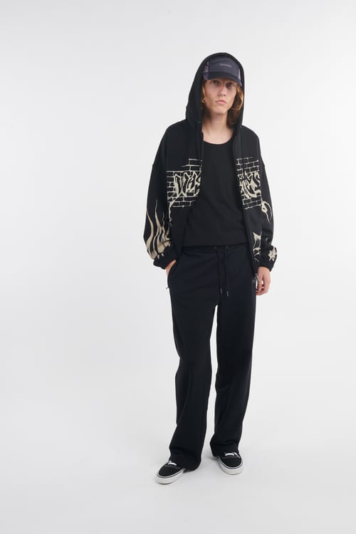 WASTED Hoodie Noir