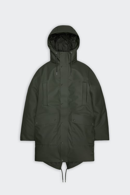RAINS Parka Vert