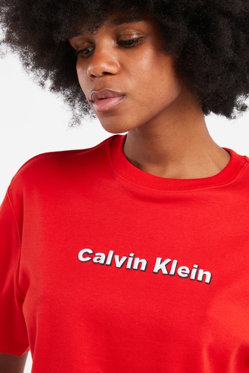 CALVIN KLEIN T-shirt Rouge