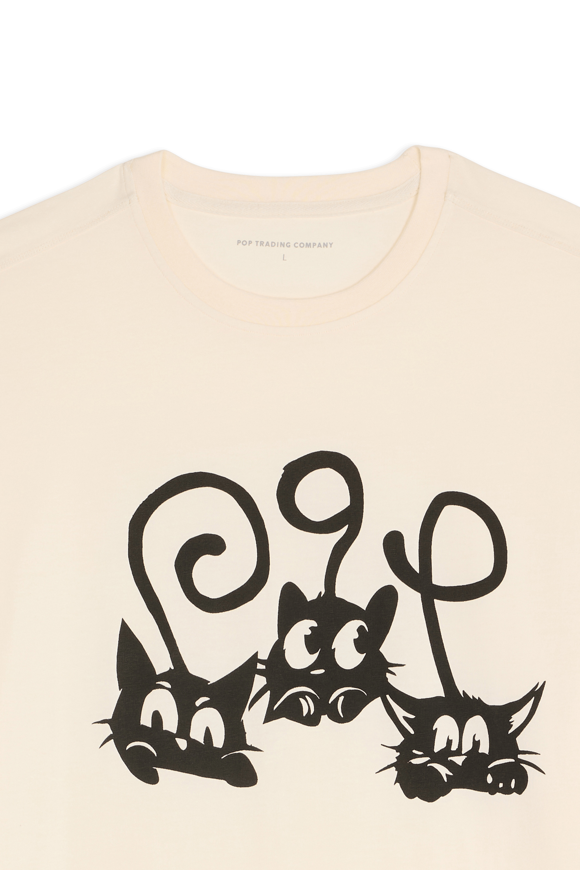 T-shirt | Beige POP TRADING COMPANY Homme