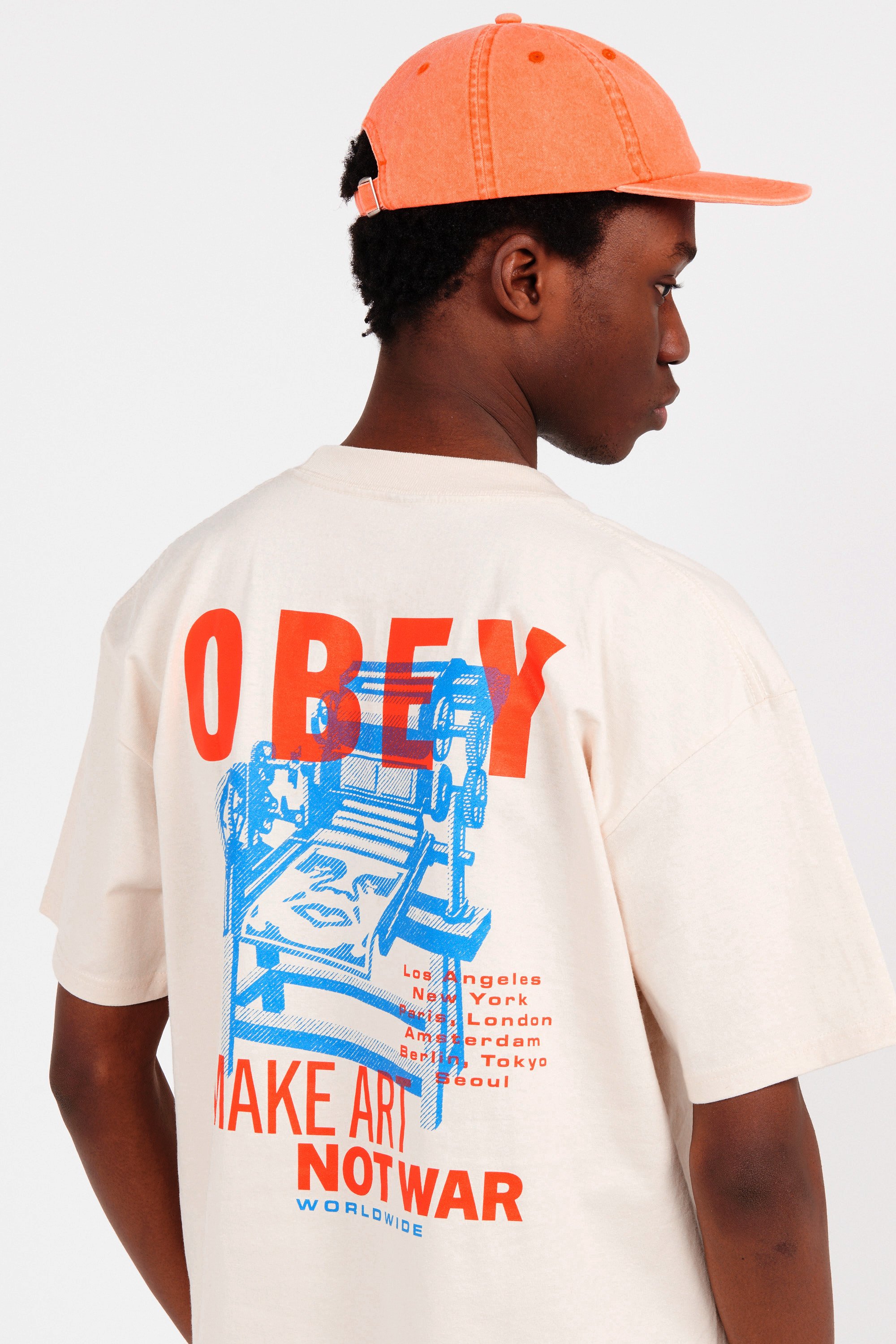 T-shirt | Beige OBEY Homme