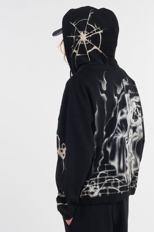 WASTED Hoodie Noir