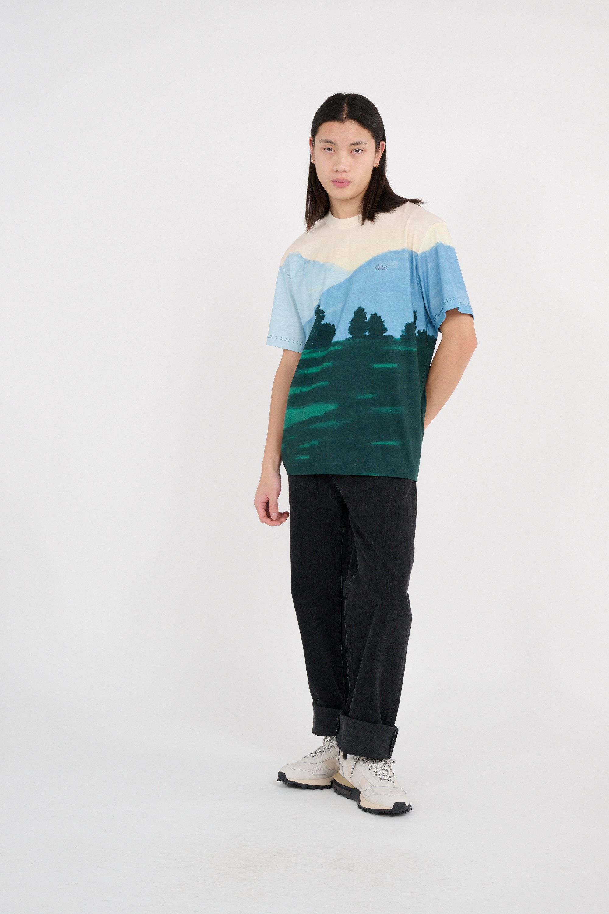 T-shirt LACOSTE Multicolore