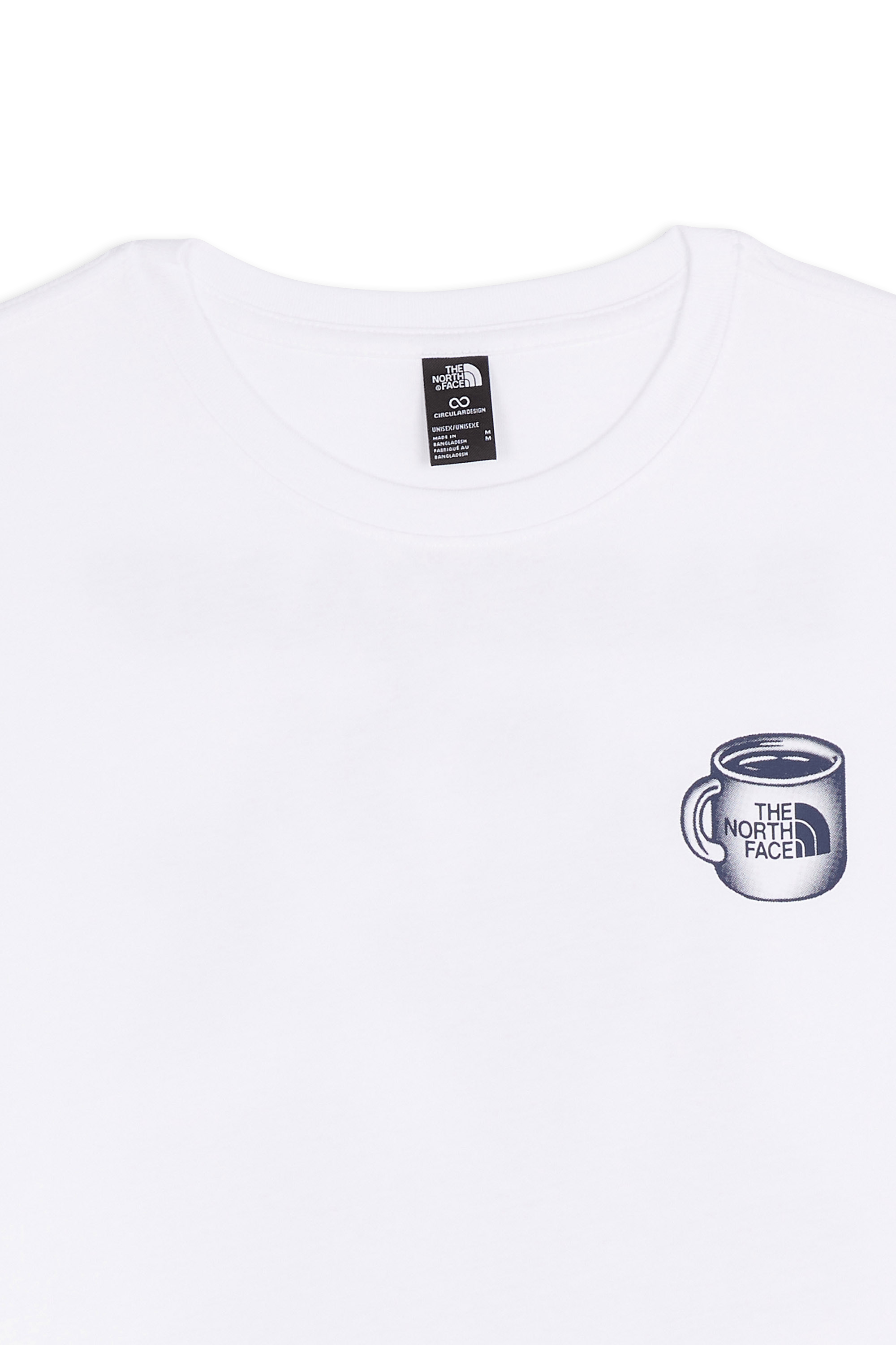 Regular-fit round-neck cotton T-shirt | White THE NORTH FACE Men
