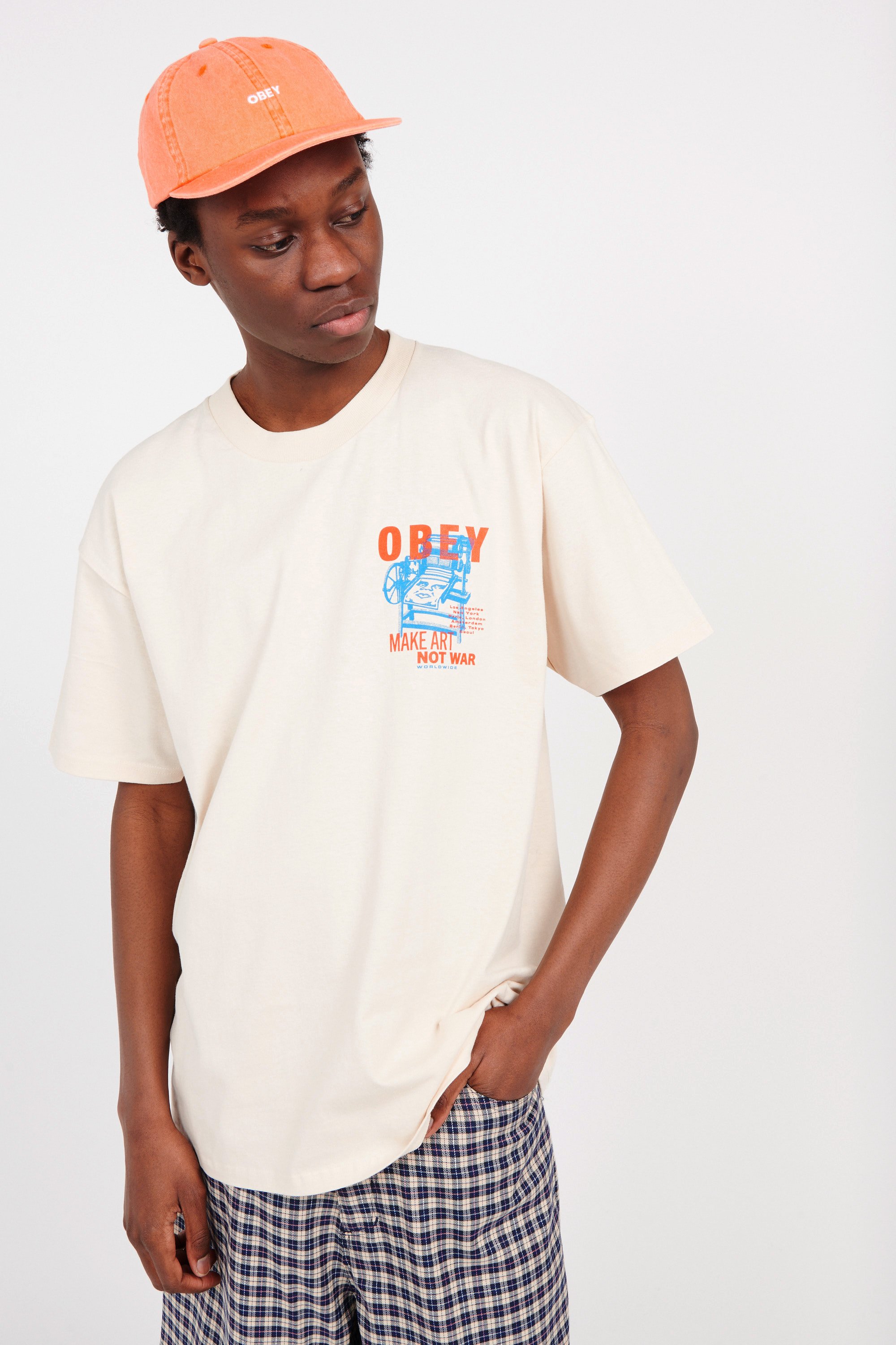 T-shirt | Beige OBEY Homme