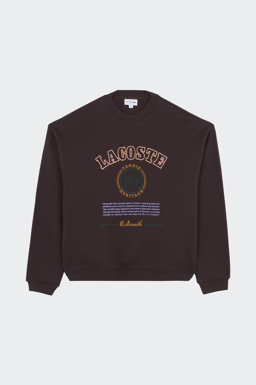 LACOSTE Sweatshirt Marron