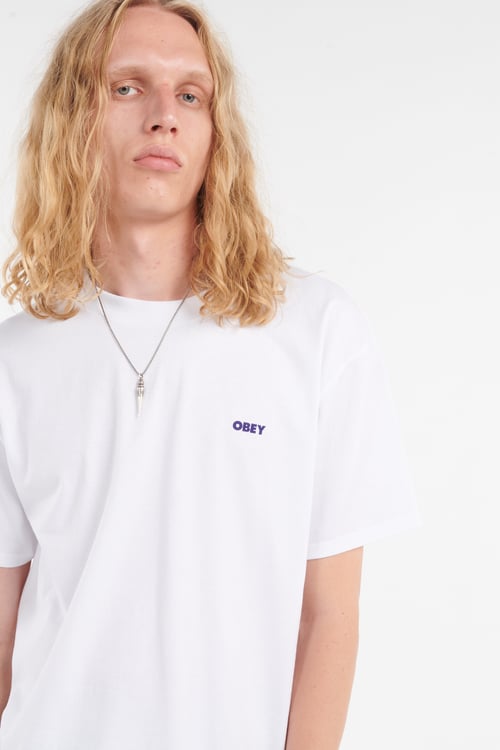 OBEY T-shirt Blanc