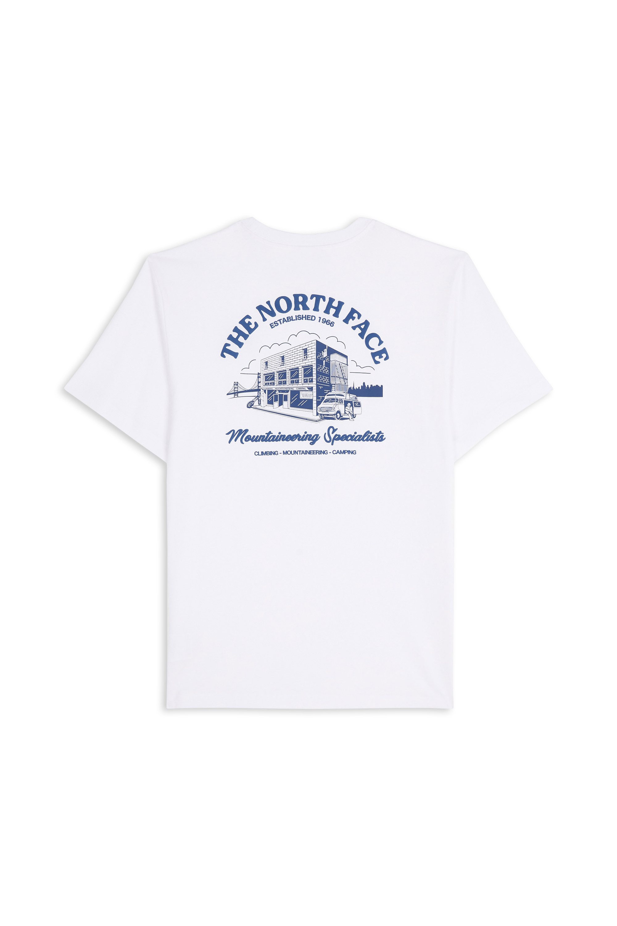 Regular-fit round-neck cotton T-shirt  Tnf white