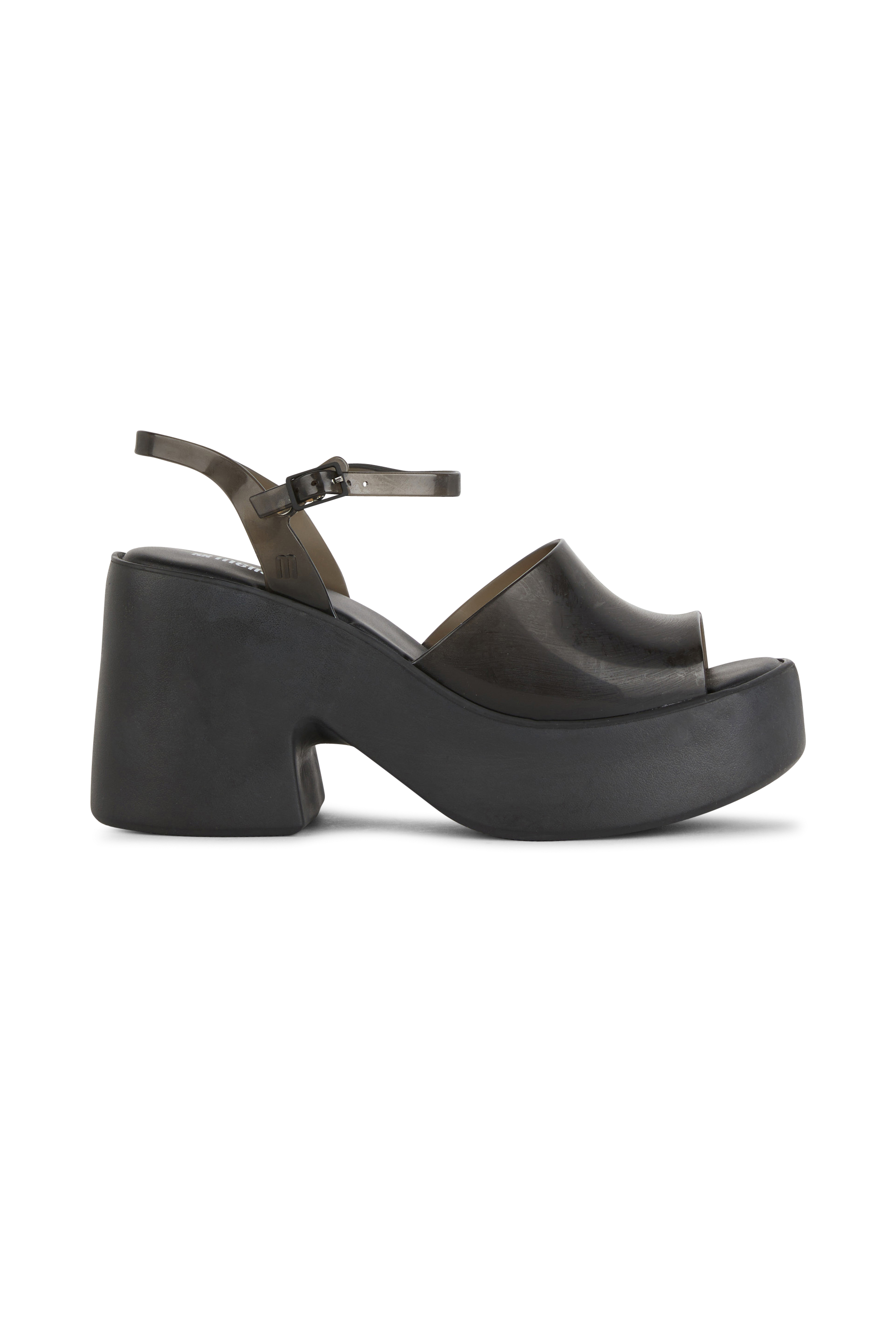 high sandals Black