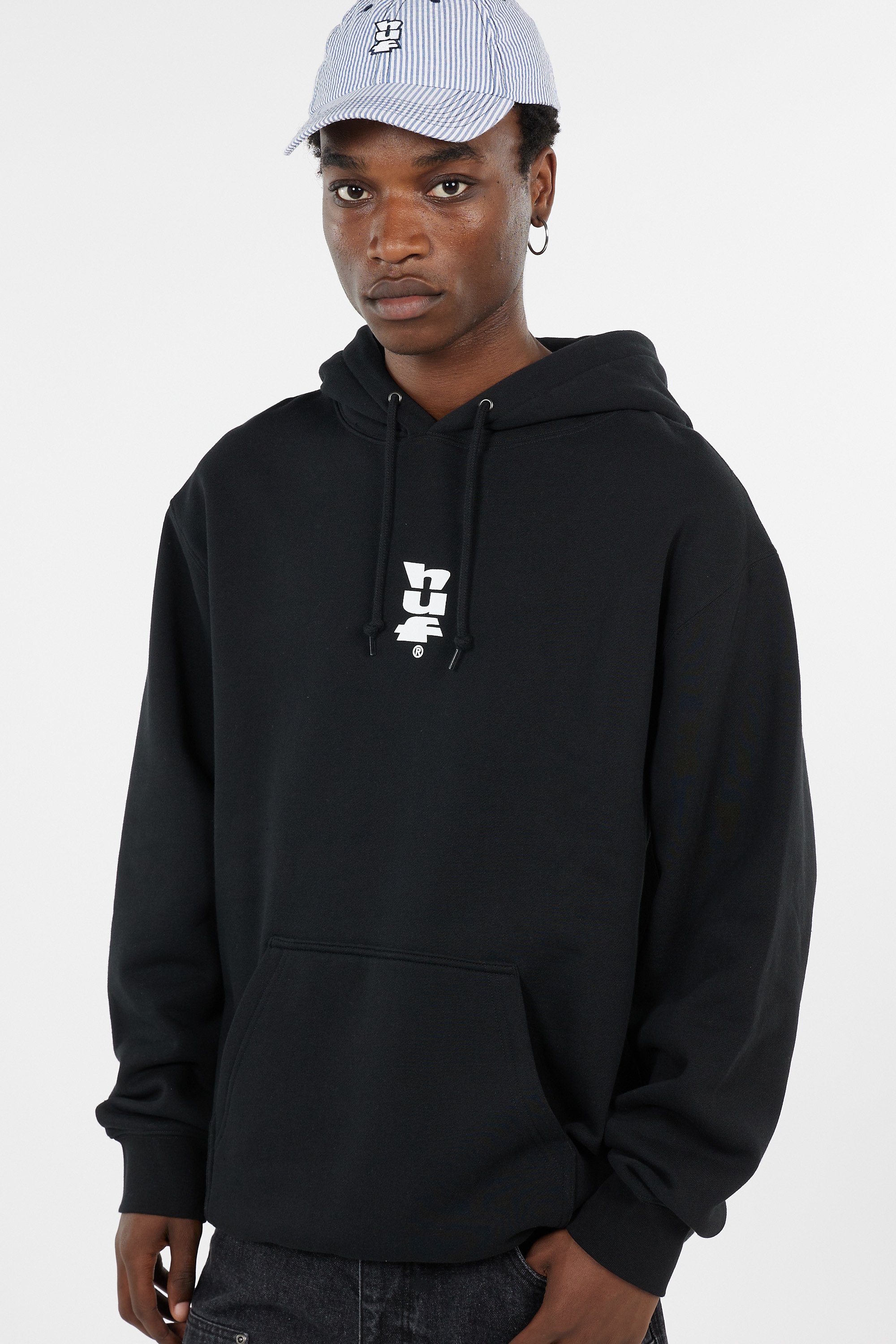 Hoodie | Noir by HUF Hoodie Noir
