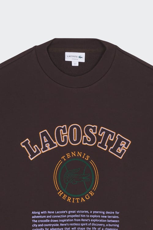 LACOSTE Sweatshirt Marron