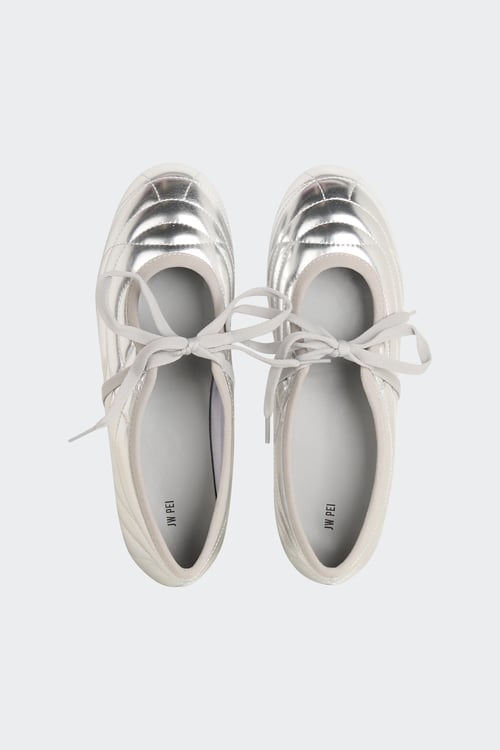 JW PEI Ballerines Argent
