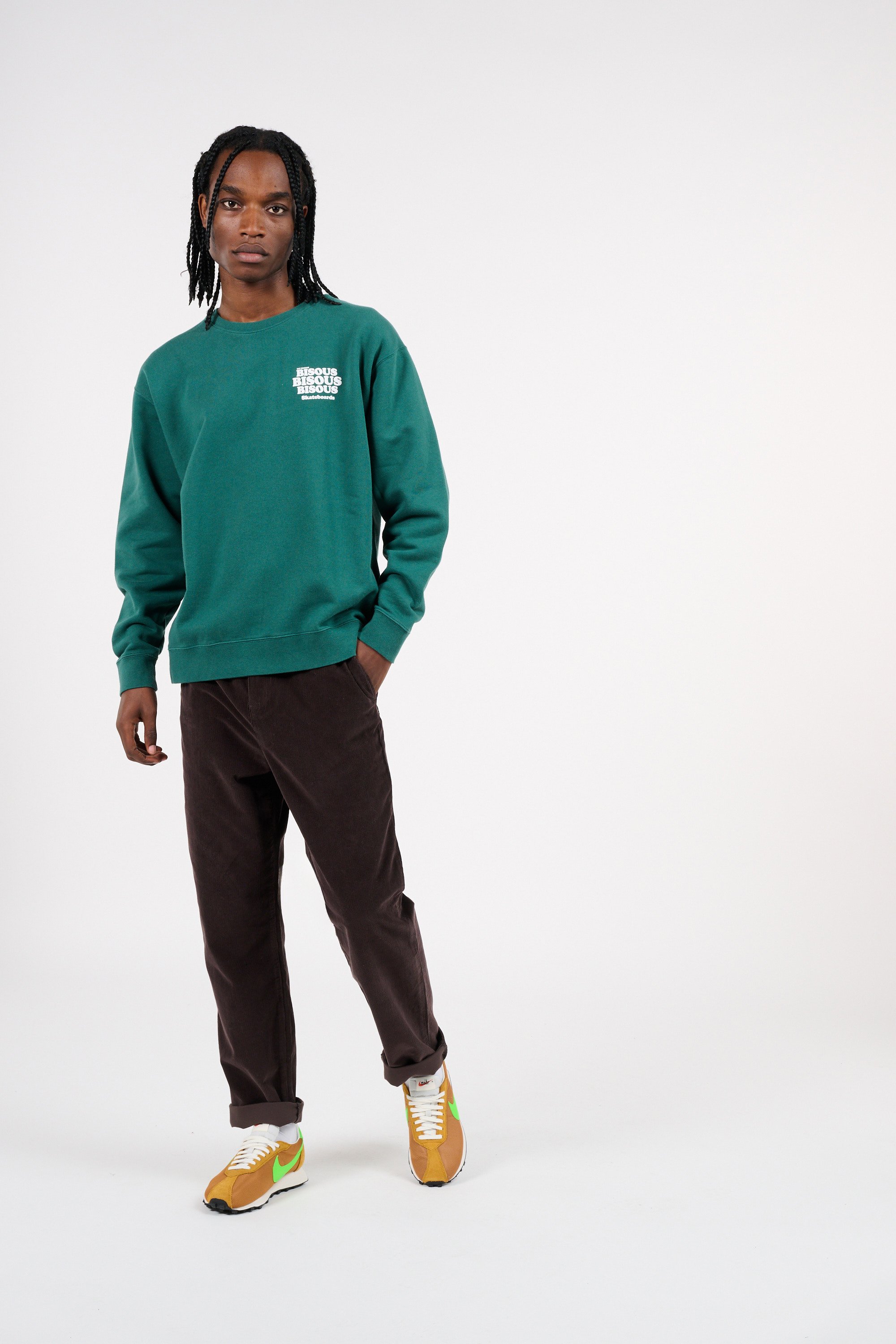 sweatshirt BISOUS SKATEBOARDS Green