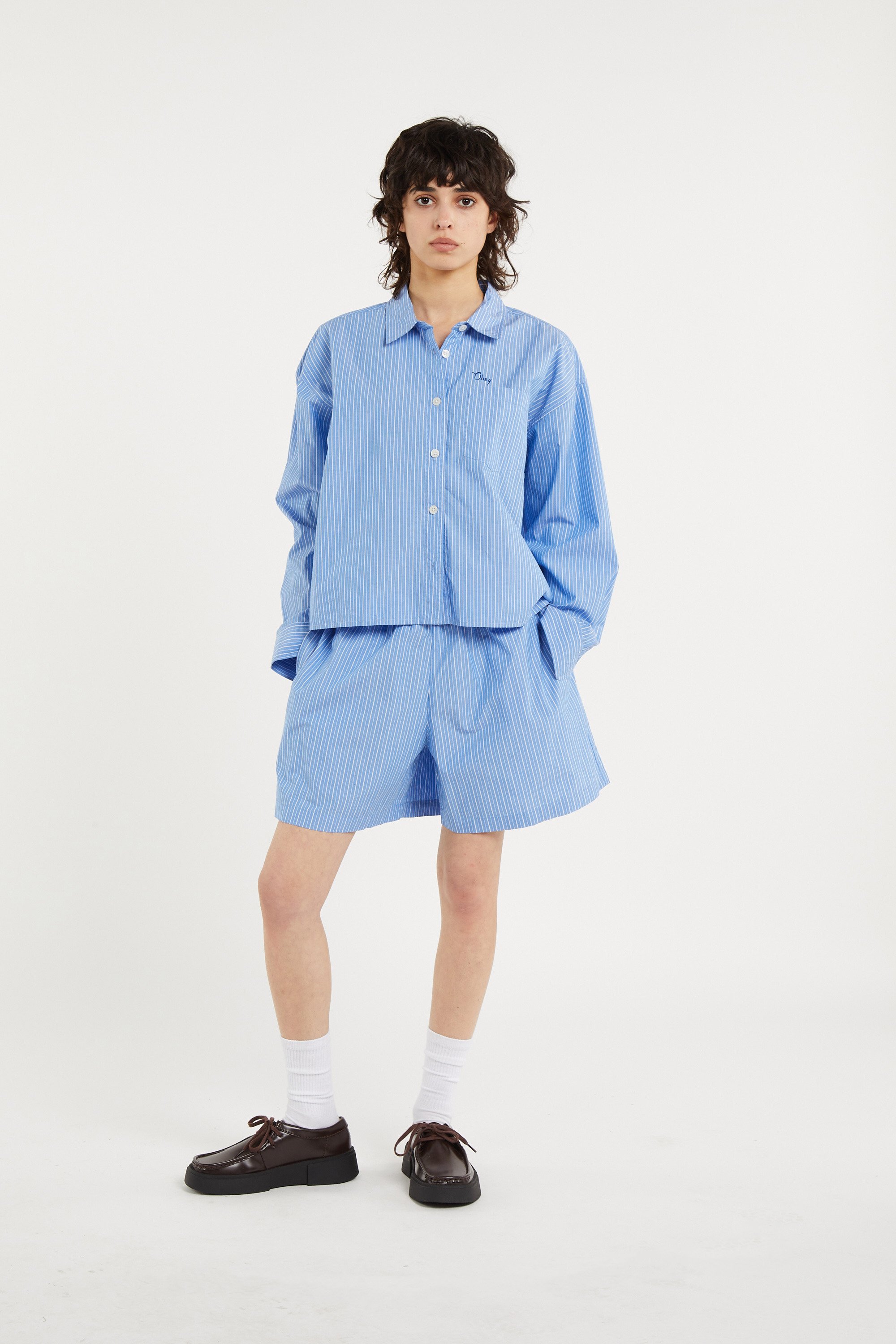 Chemise OBEY Bleu
