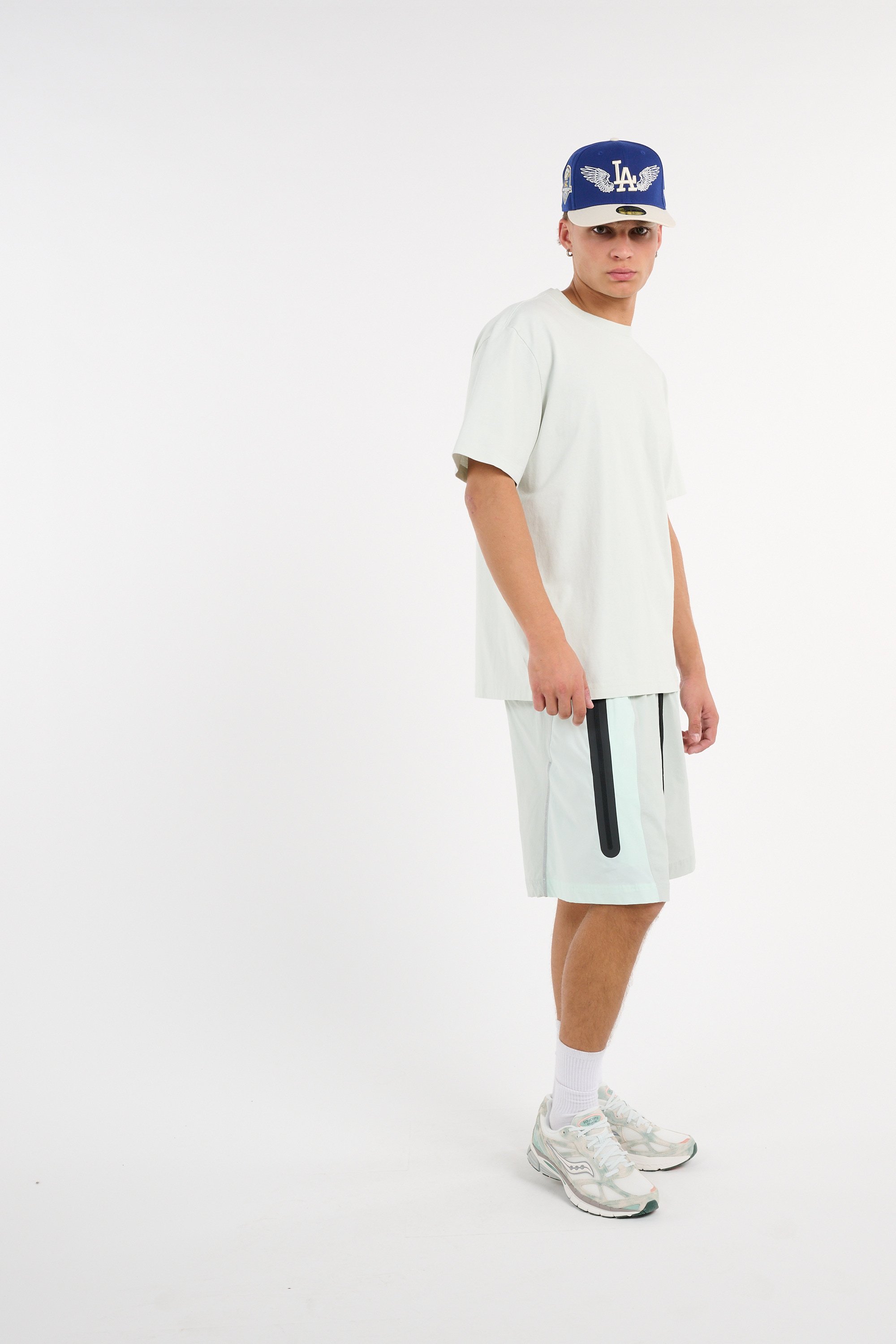 Regular-fit round-neck cotton T-shirt CHAMPION Grey