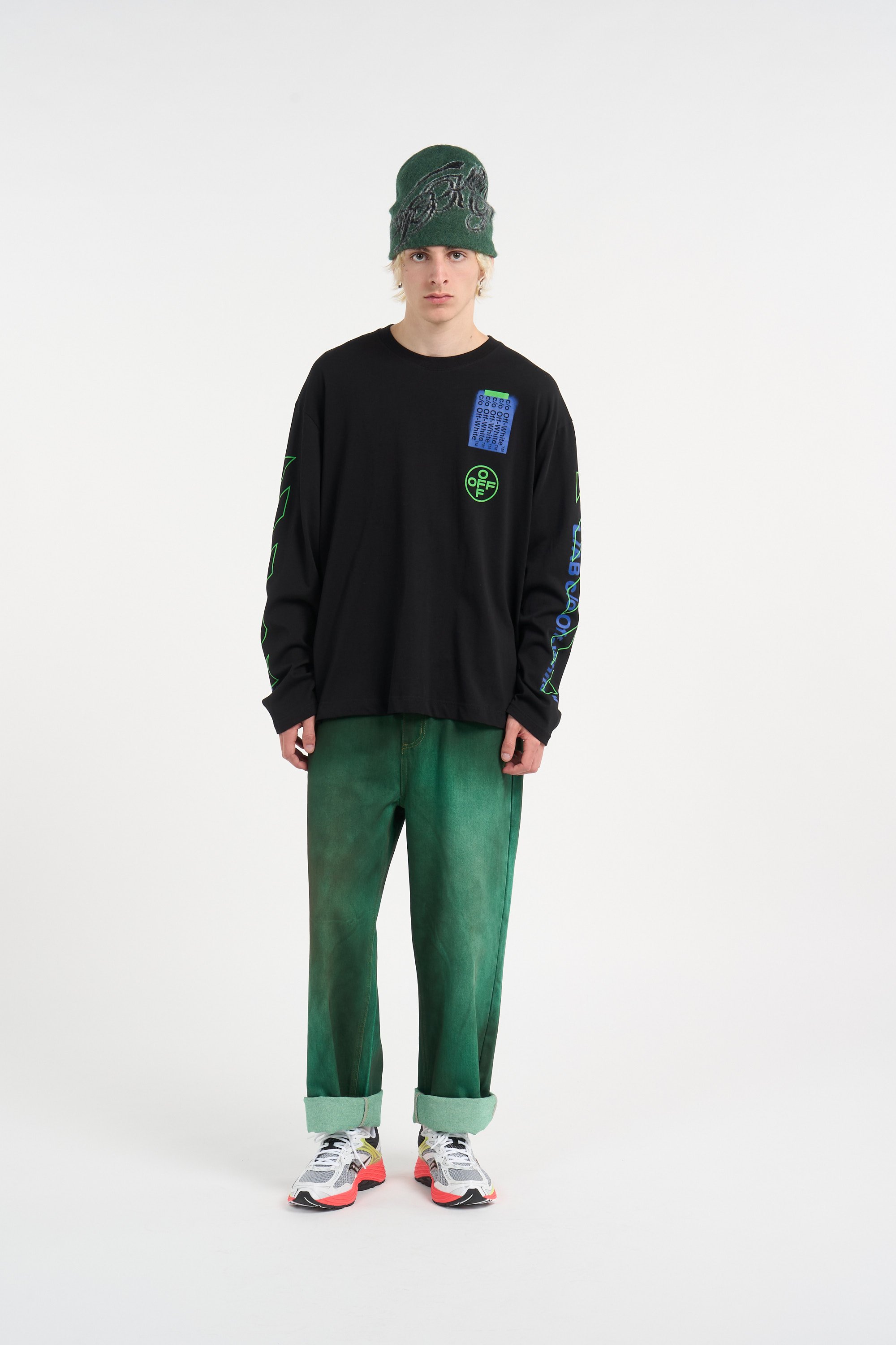 T-shirt OFF WHITE LAB Noir