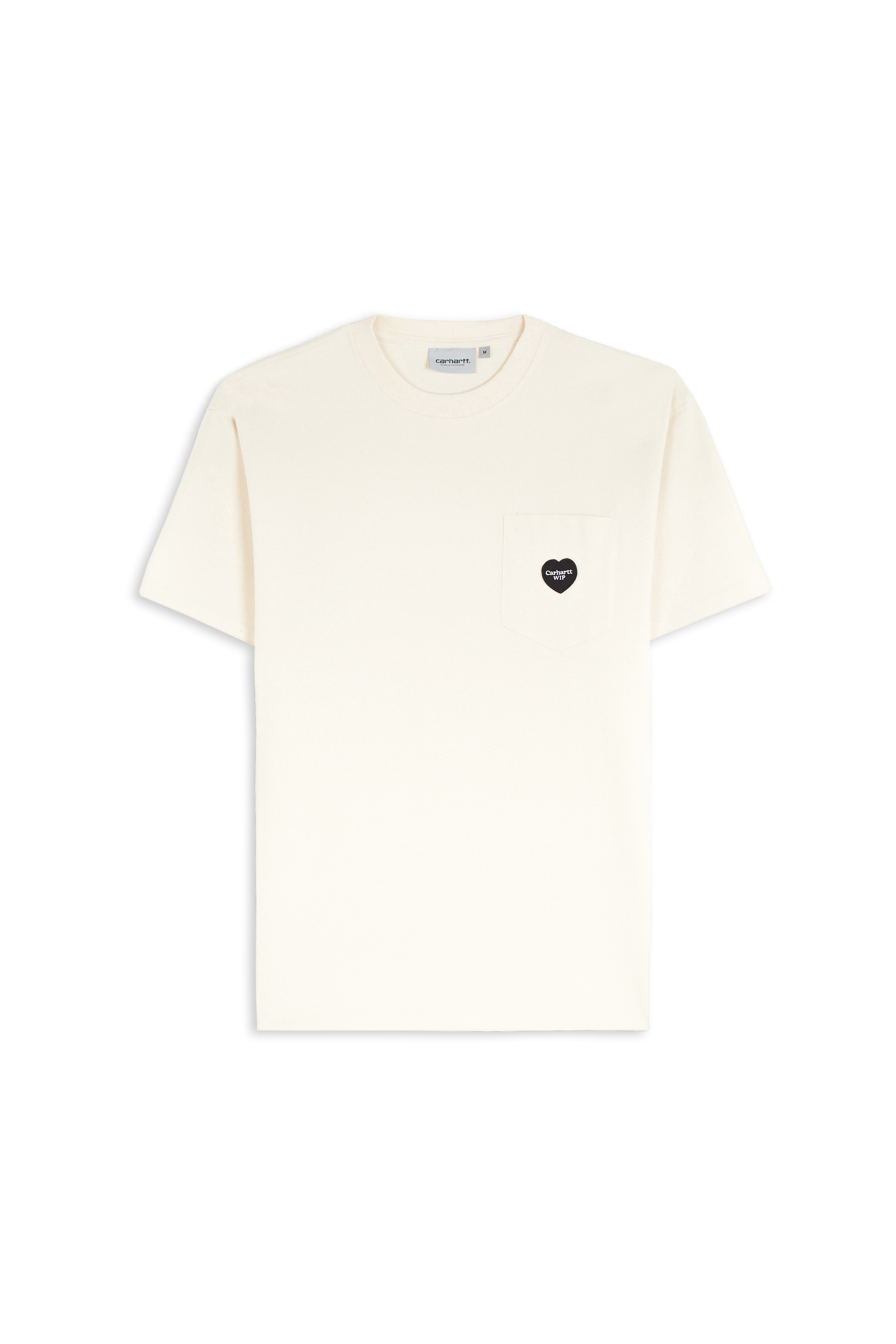 Regular-fit round-neck cotton T-shirt Beige