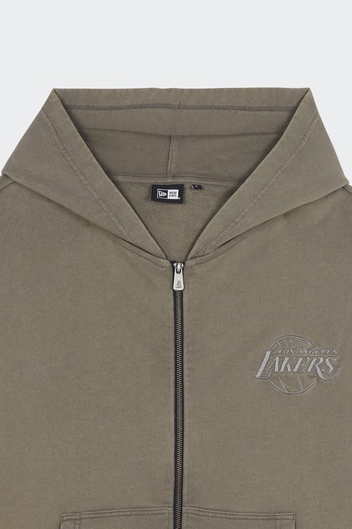 NEW ERA Hoodie zippé Gris