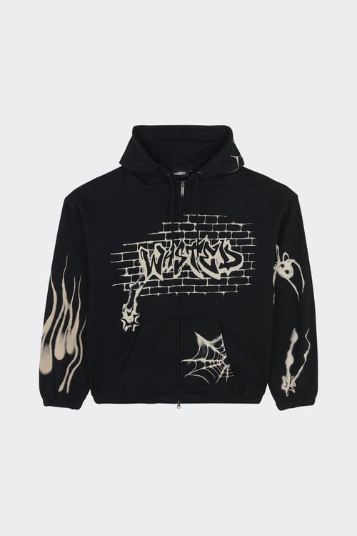 WASTED Hoodie Noir