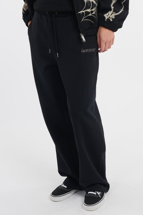 WASTED Pantalon de survêtement Noir