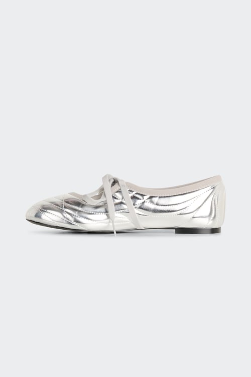 JW PEI Ballerines Argent