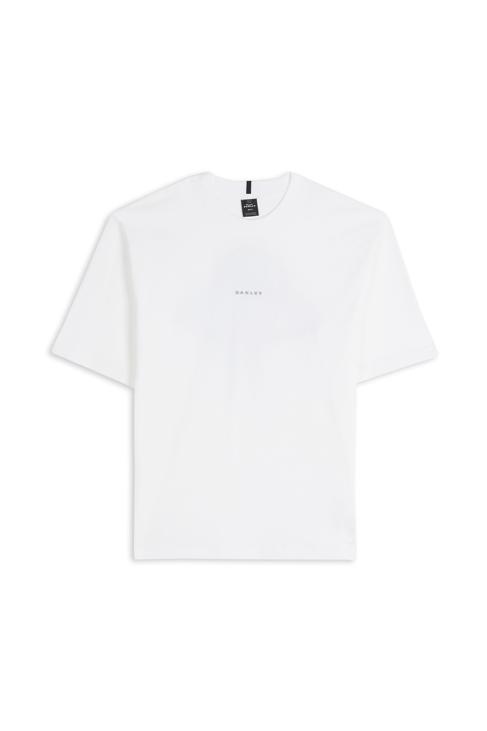 Regular-fit round-neck cotton T-shirt OAKLEY White