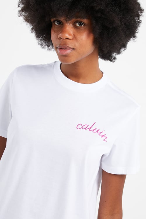 CALVIN KLEIN T-shirt Blanc