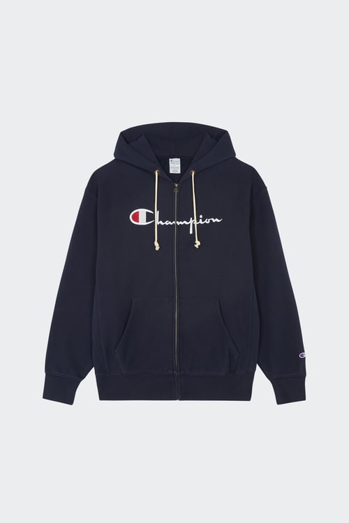 CHAMPION Hoodie zippé Bleu