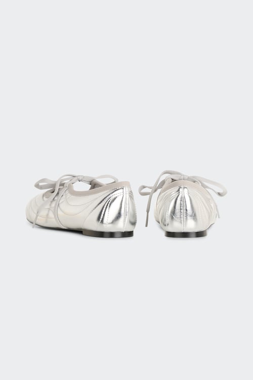 JW PEI Ballerines Argent