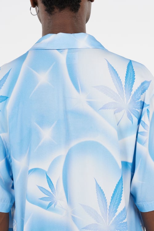HUF Chemise Bleu
