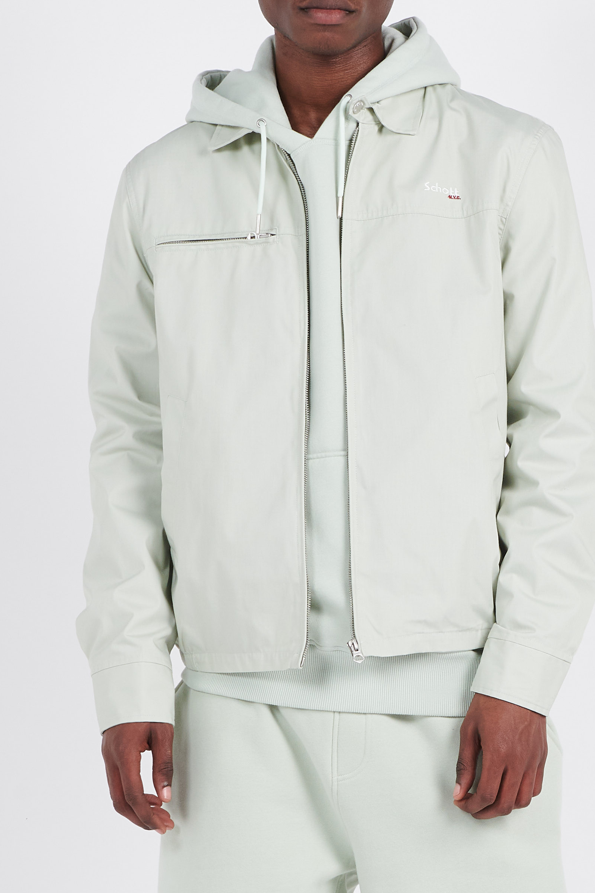 Veste | Vert SCHOTT Homme