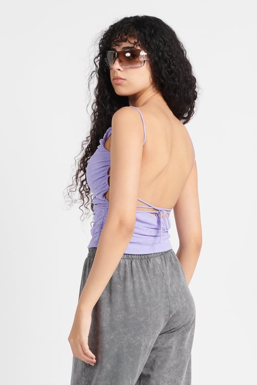 NOISY MAY Top Violet