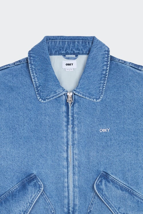 OBEY Veste Bleu