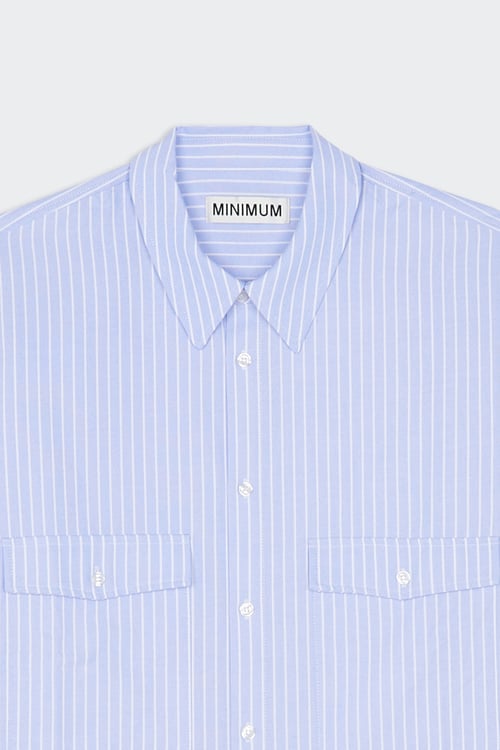 MINIMUM Chemise Bleu