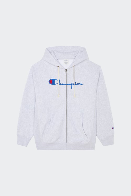 CHAMPION Hoodie zippé Gris