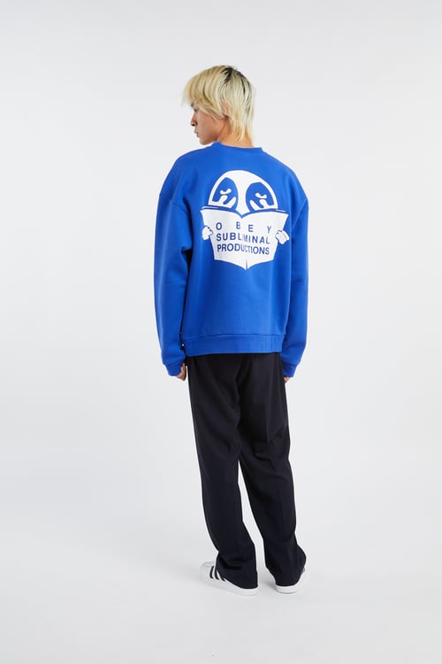 OBEY Sweatshirt Bleu