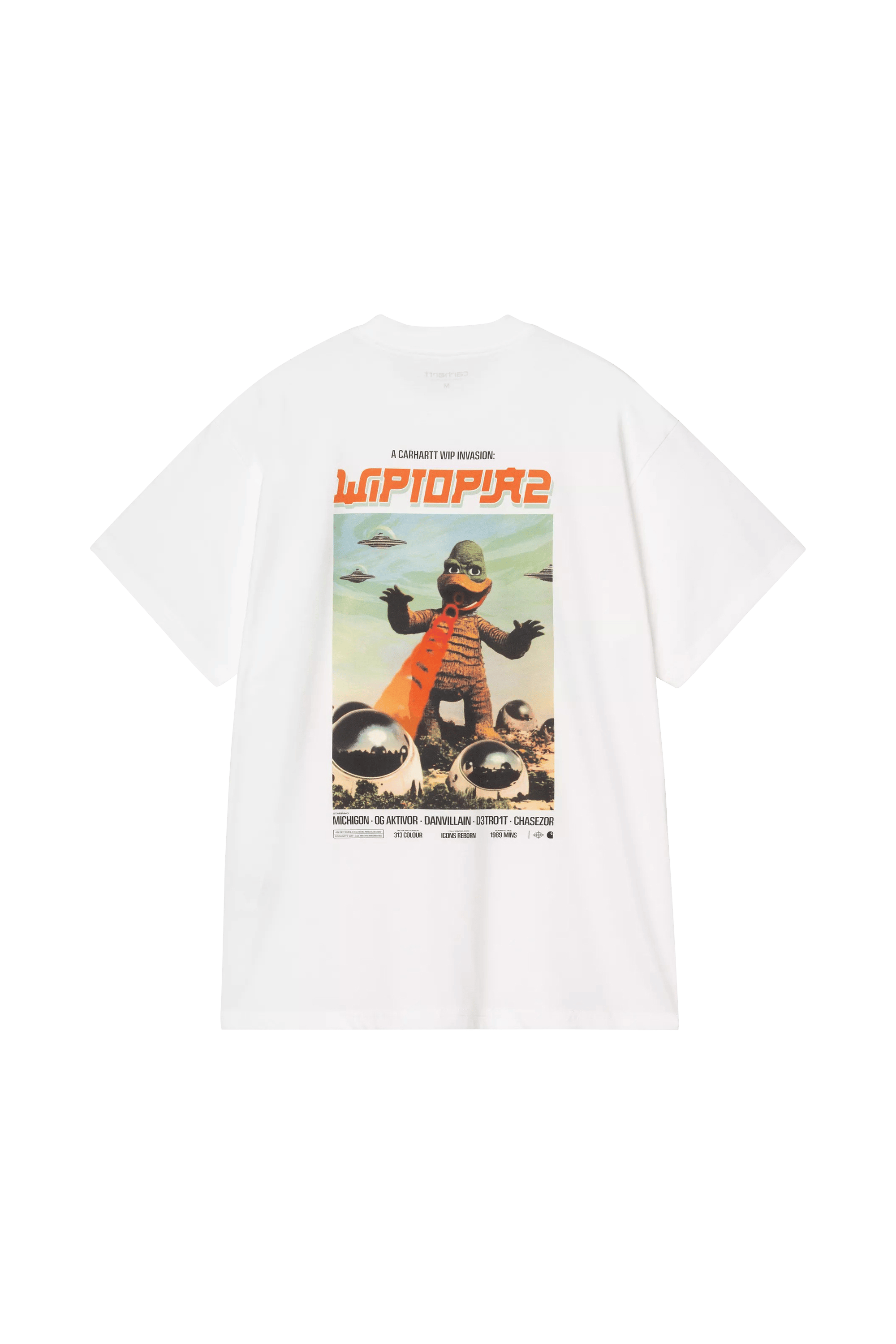 Regular-fit round-neck cotton T-shirt | White CARHARTT WIP Men