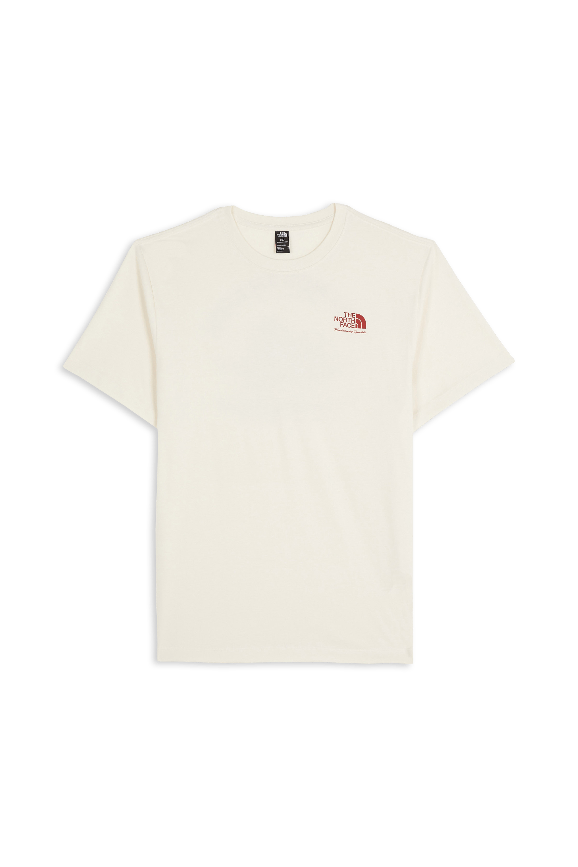 Regular-fit round-neck cotton T-shirt | White THE NORTH FACE Men